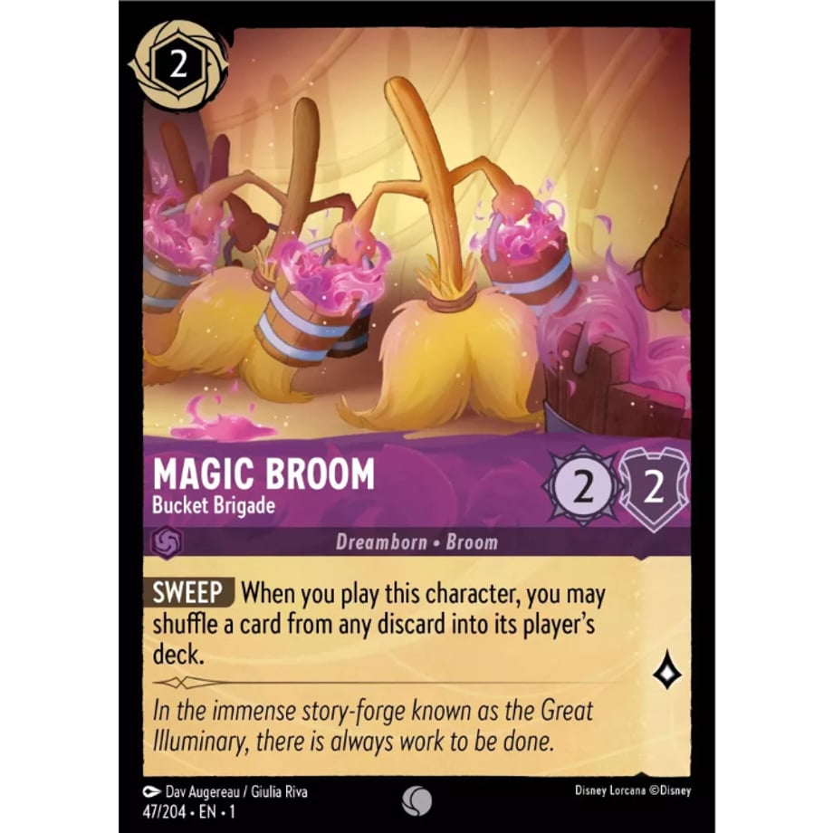 LORCANA Magic Broom (Bucket Brigade) - 47/204-EN-1