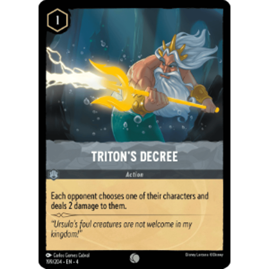 LORCANA Triton's Decree [Common] / Triton's Decree - 199/204-EN-4