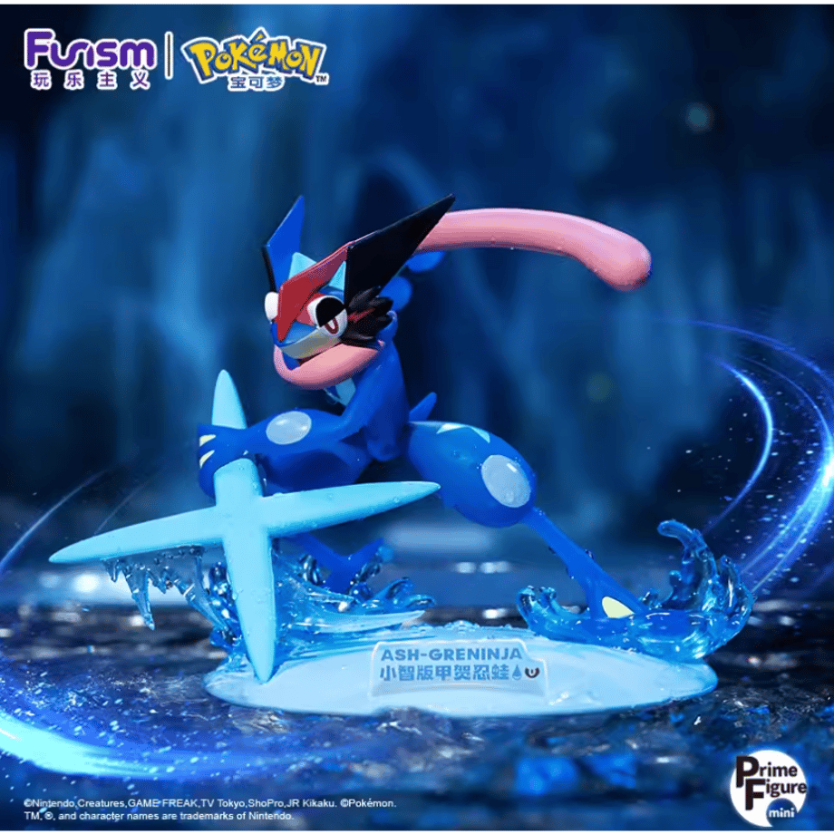 [The outer box may be crushed] China exclusive Pokemon x Funism palm-sized figure [Greninja]