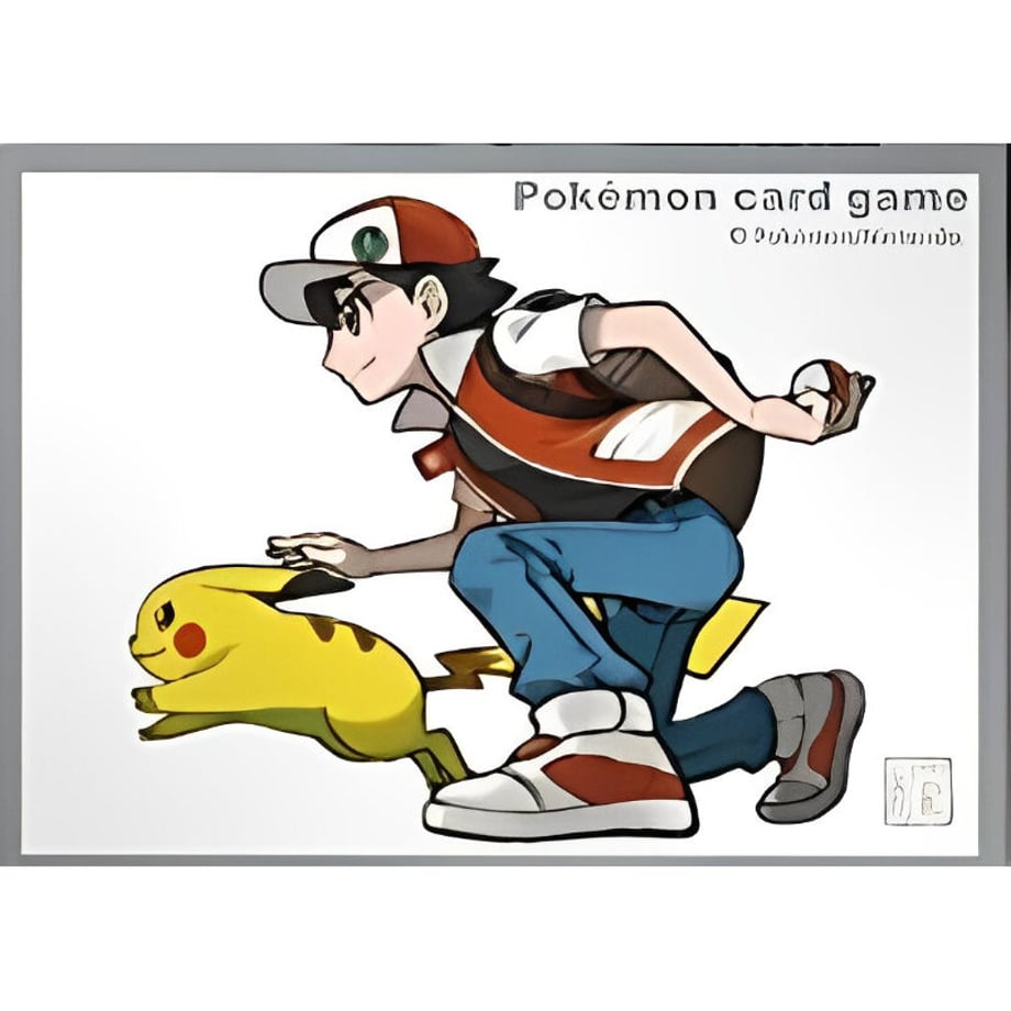 [Rose] Japanese Pokemon Center Exclusive Red &amp; Pikachu Sleeve (2018)