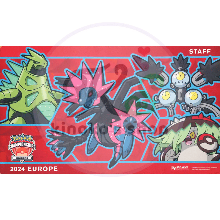 Pokemon Card 2024 Europe International Championships STAFF Playmat