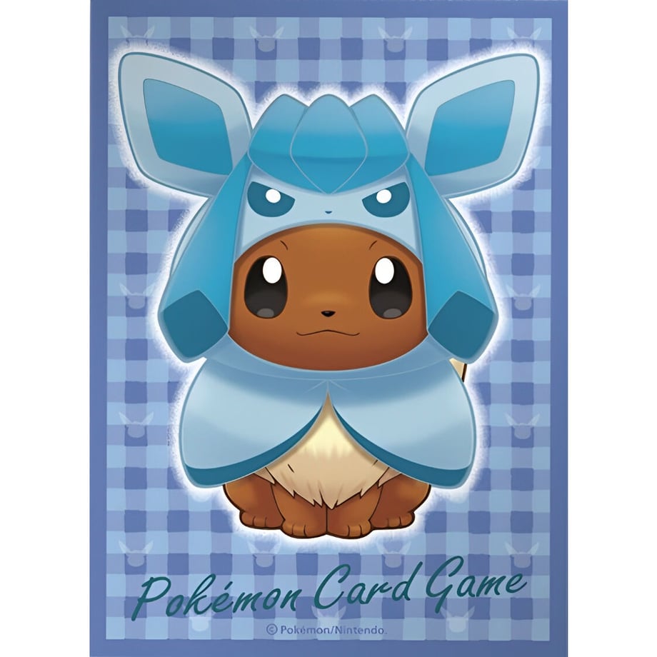 [Rose] Japanese Pokemon Center Exclusive Eevee Poncho Series Glaceon Sleeve (2017)