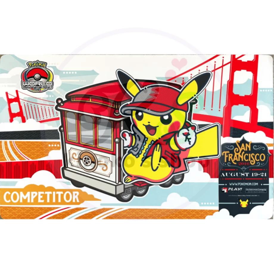 Pokemon Card 2016 World ChampionShips San Francisco Players Exclusive Playmat [With outer bag]