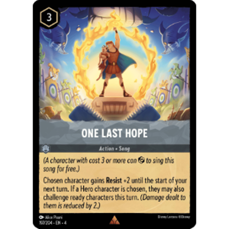 LORCANA One Last Hope [Rare] / One Last Hope - 197/204-EN-4