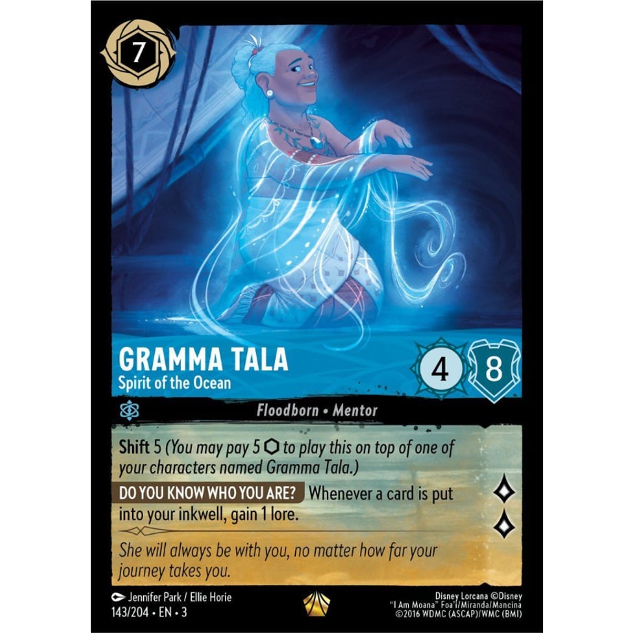 LORCANA Gramma Tala (Spirit of the Ocean) - 143/204-EN-3