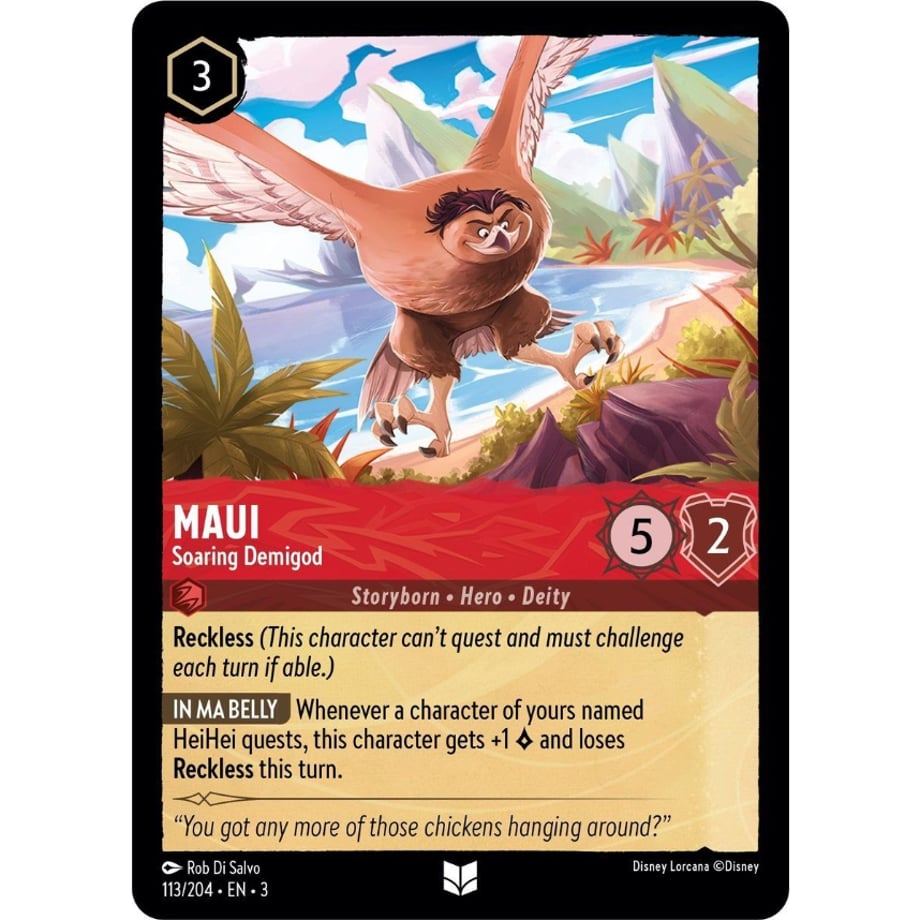 LORCANA Maui [Uncommon] / Maui (Soaring Demigod) - 113/204-EN-3