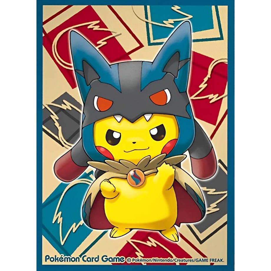 [Rose] Japanese version Pokemon Center exclusive Pikachu wearing Mega Lucario poncho sleeve (2016)