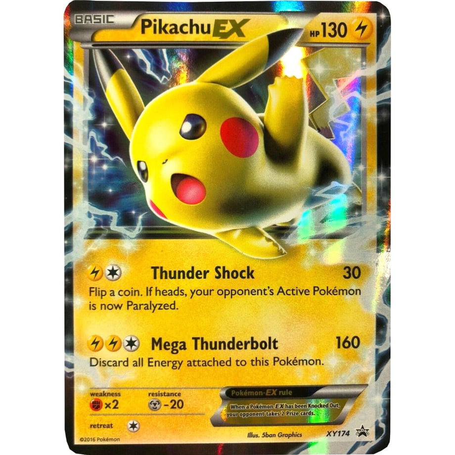 Pikachu EX [Overseas exclusive design] / Pikachu EX - XY Promos (XY174)