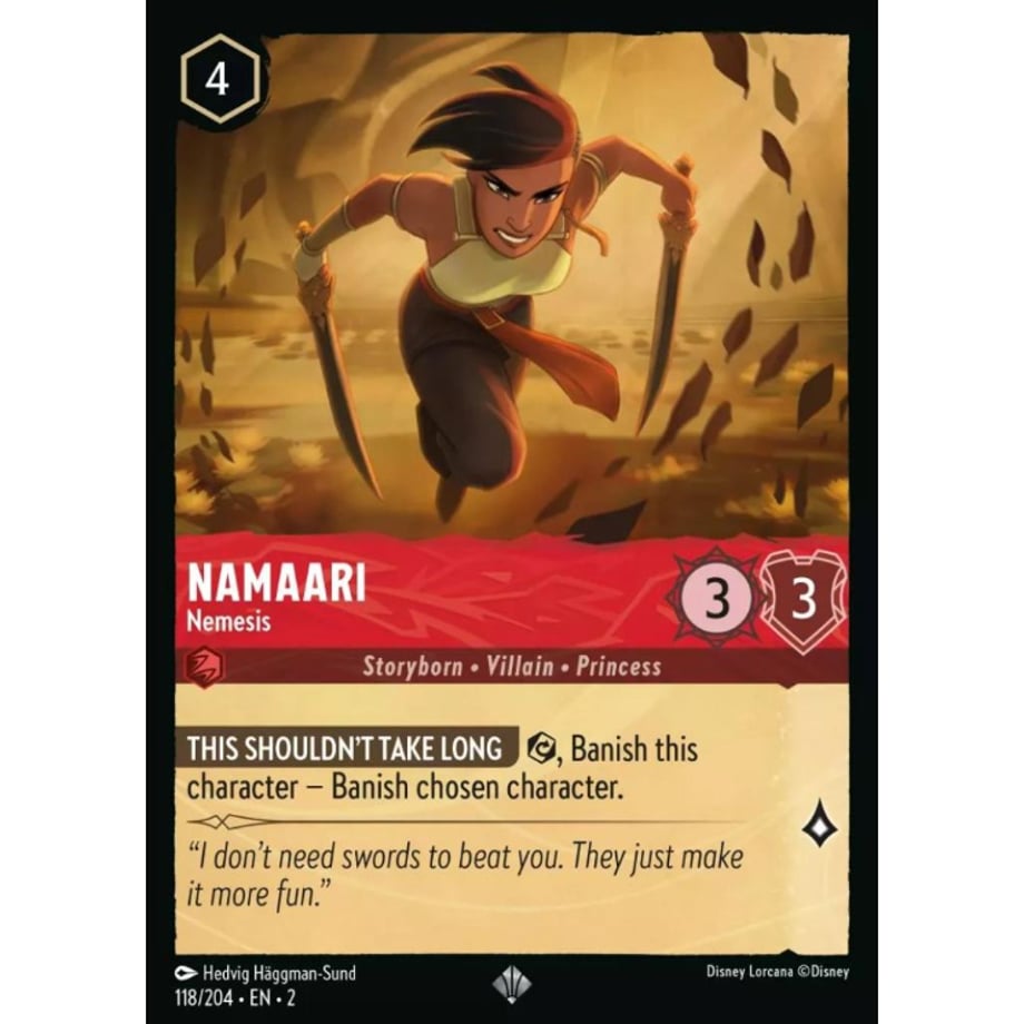 LORCANA Namaari (Nemesis) - 118/204-EN-2