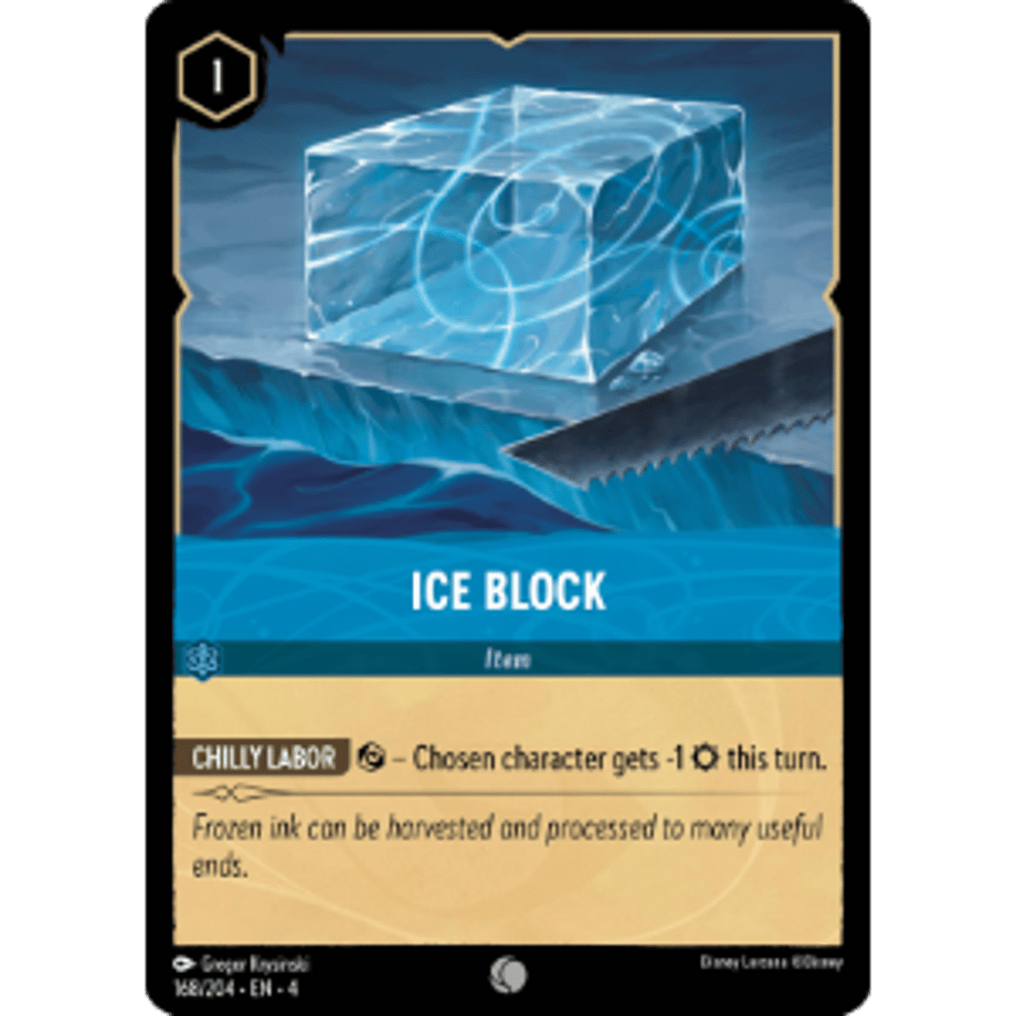 LORCANA アイスブロック 【コモン】 / Ice Block - 168/204-EN-4