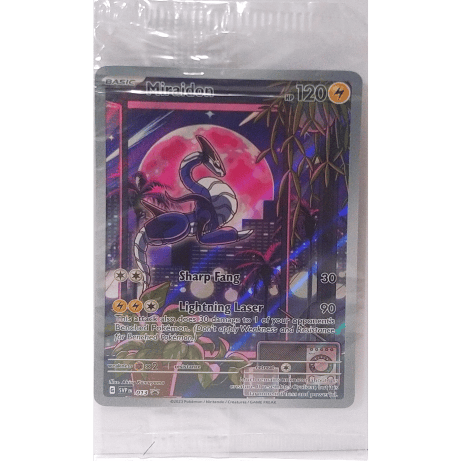 [Unopened Promo] Miraidon (Shield Battle "Triple Beat" Promo Design) / Miraidon (SVP EN 013)