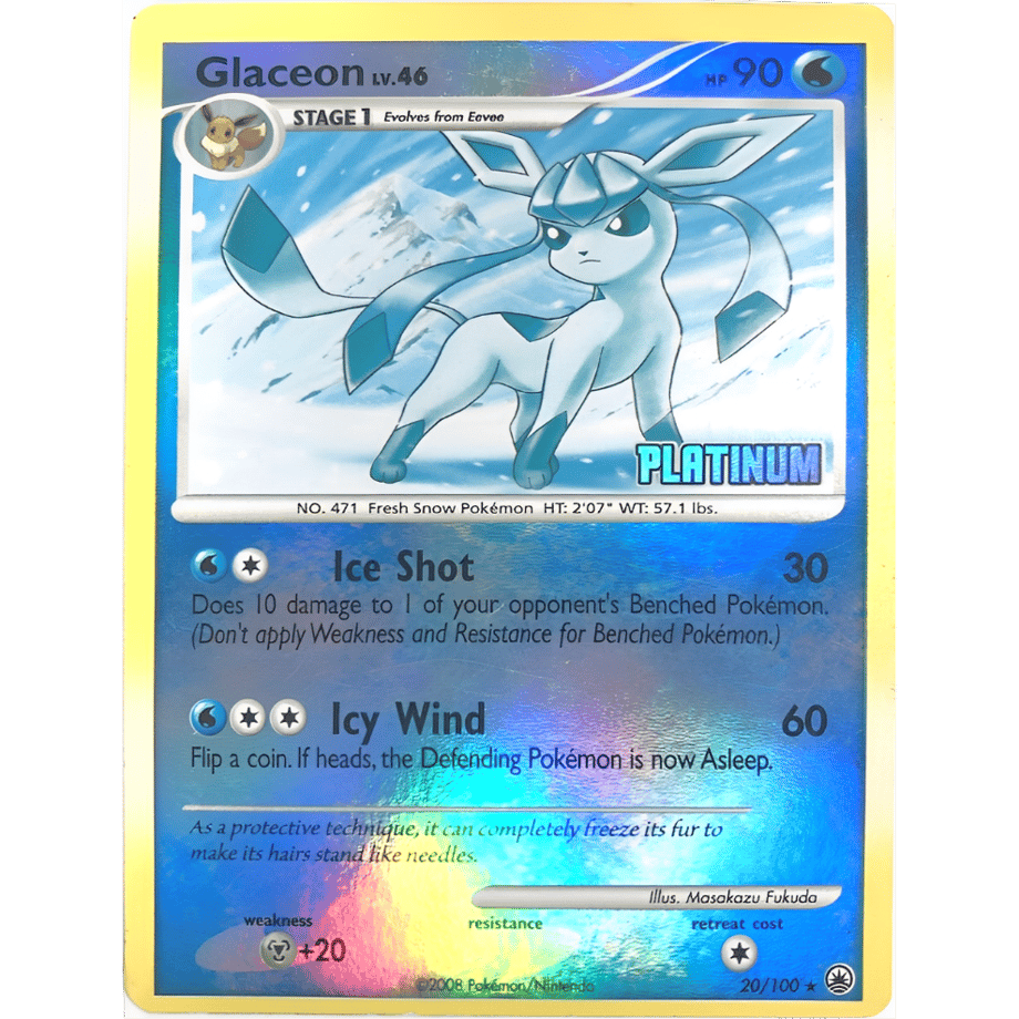 Glaceon - Platinum Burger King Promos (20/100)