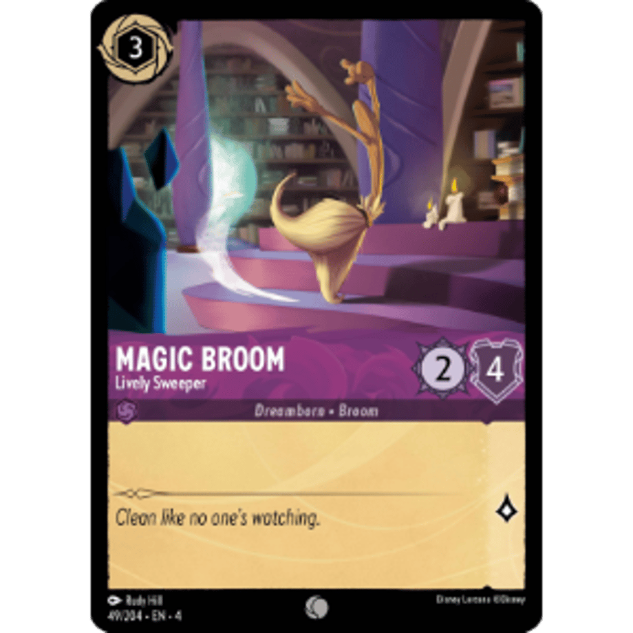 LORCANA Magic Broom (Lively Sweeper) - 49/204-EN-4