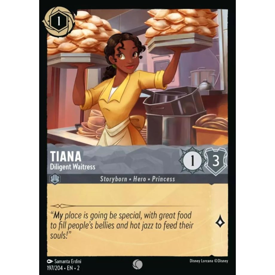 LORCANA Tiana (Diligent Waitress) - 197/204-EN-2