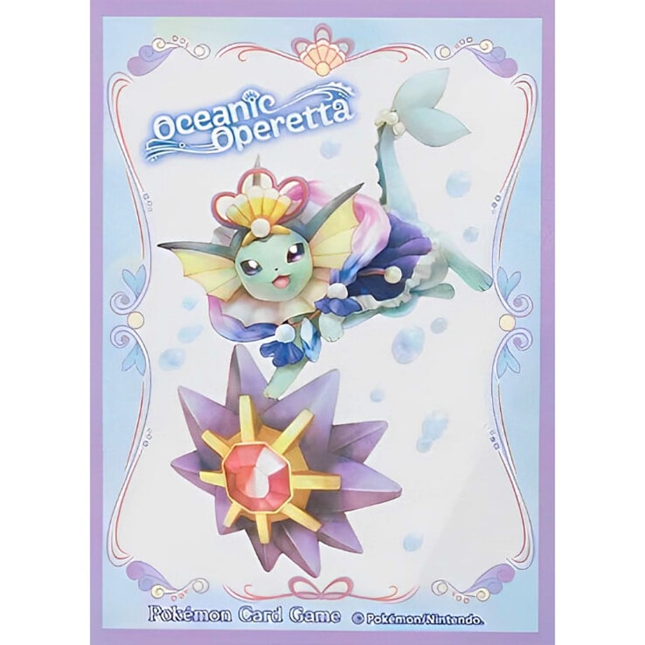 [Rose] Japan Edition Pokemon Center Exclusive Oceanic Operetta Vaporeon Sleeve (2019)