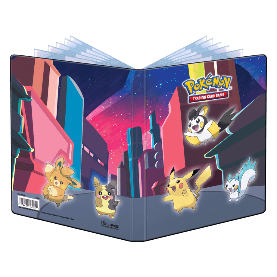 【4ポケット】ポケモンカード Ultra Pro カードアルバム Gallery Series Shimmering Skyline　【ピカチュウ・エモンガ・パチリス・モルペコ・パモット】