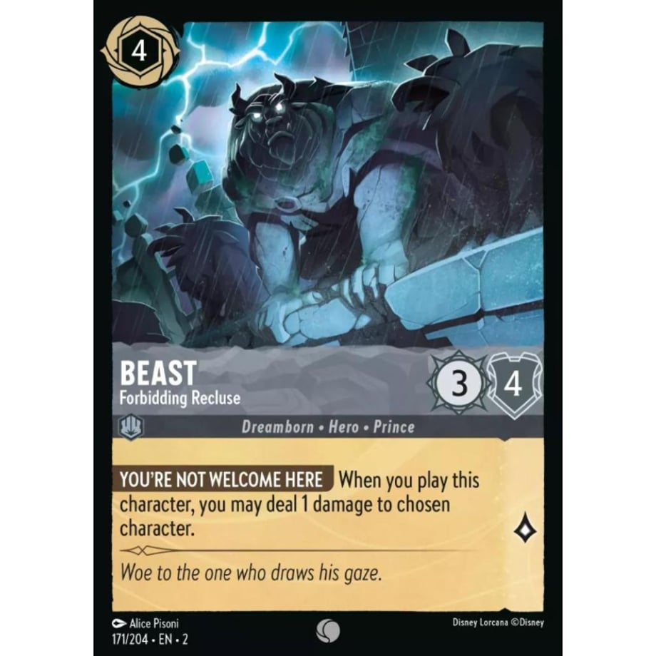 LORCANA Beast (Forbidding Recluse) - 171/204-EN-2