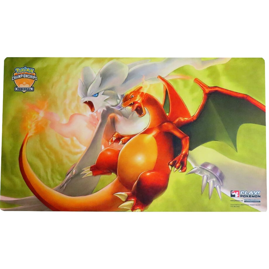 Pokemon Card 2019 Regional Championships Charizard &amp; Reshiram Playmat