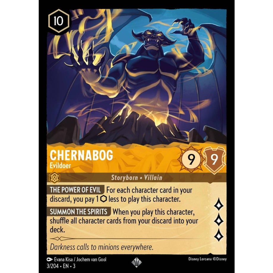 LORCANA Chernabog (Evildoer) - 3/204-EN-3