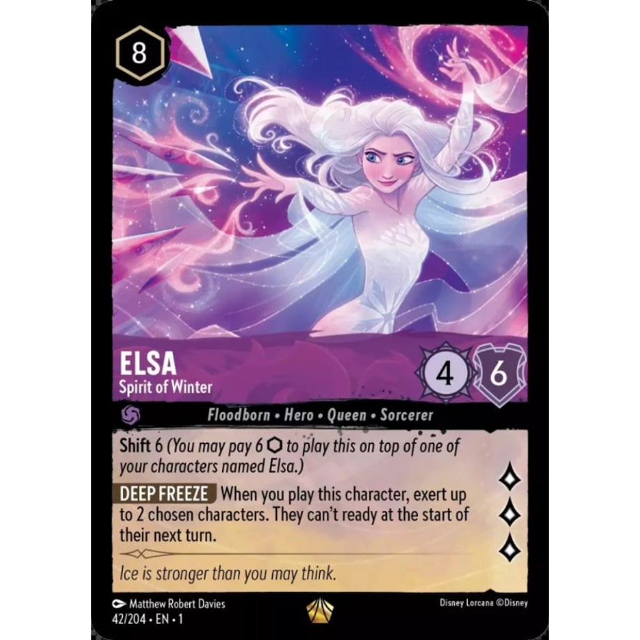 LORCANA Elsa [Legendary] / Elsa (Spirit of Winter) - 42/204-EN-1