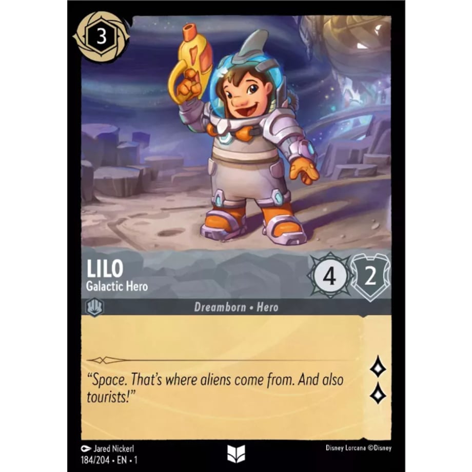 LORCANA Lilo [Uncommon] / Lilo (Galactic Hero) - 184/204-EN-1