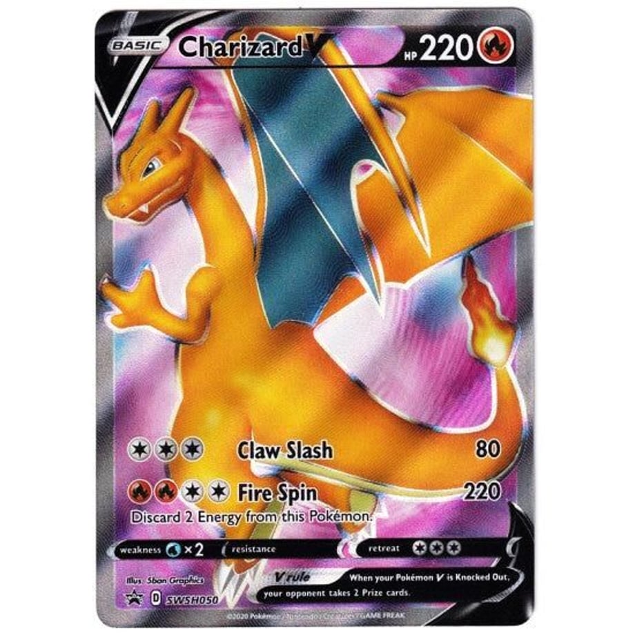 リザードンV 【P】/ Charizard V - Sword & Shield Promo Cards (SWSH050)