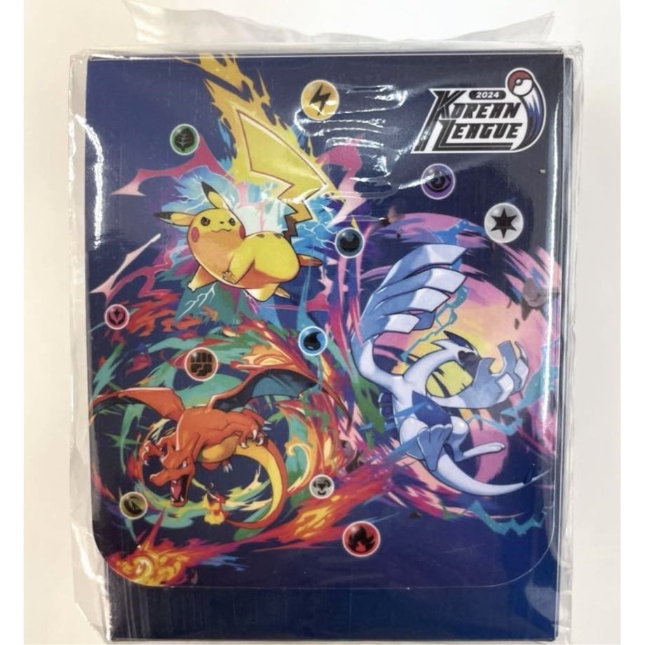 Korea Tournament Exclusive 2024 Korean League Winter Festa Pikachu, Charizard, and Lugia Deck Box