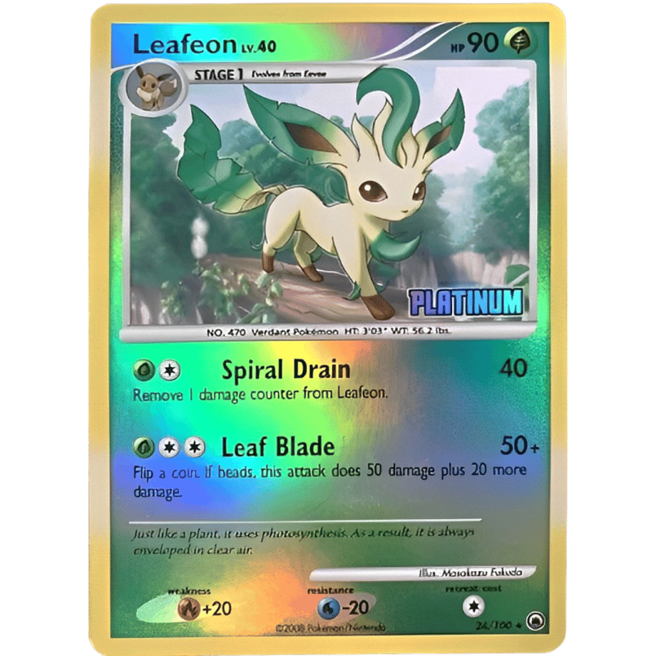 Leafeon - Platinum Burger King Promos (24/100)