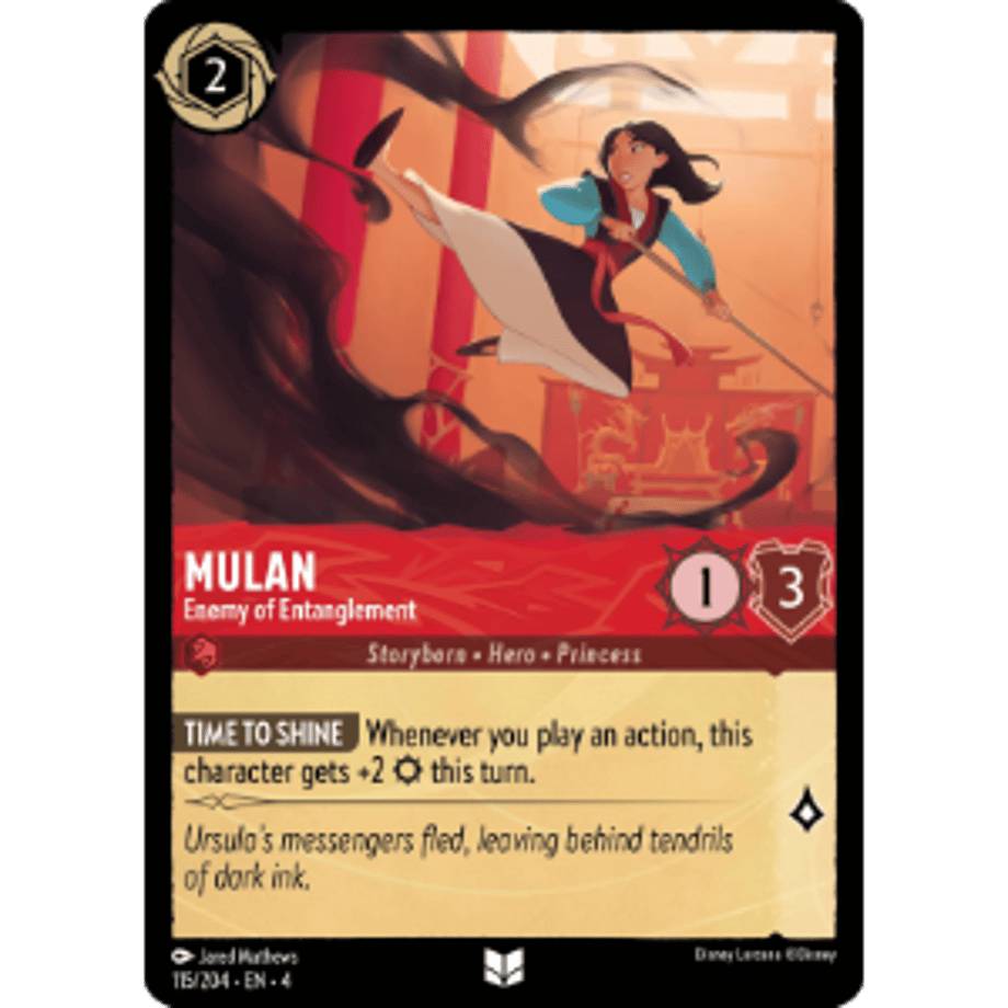 LORCANA Mulan (Enemy of Entanglement) - 115/204-EN-4