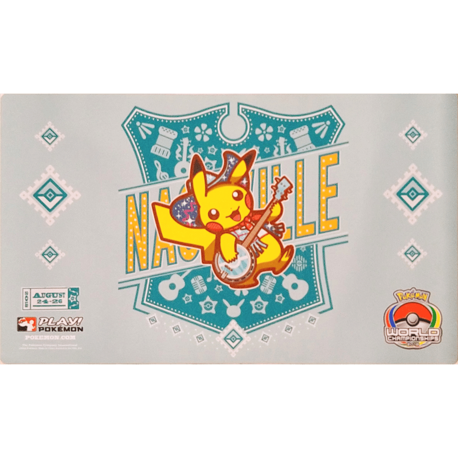 Pokemon Card 2018 World ChampionShips Nashville Pikachu [Side Event] Playmat