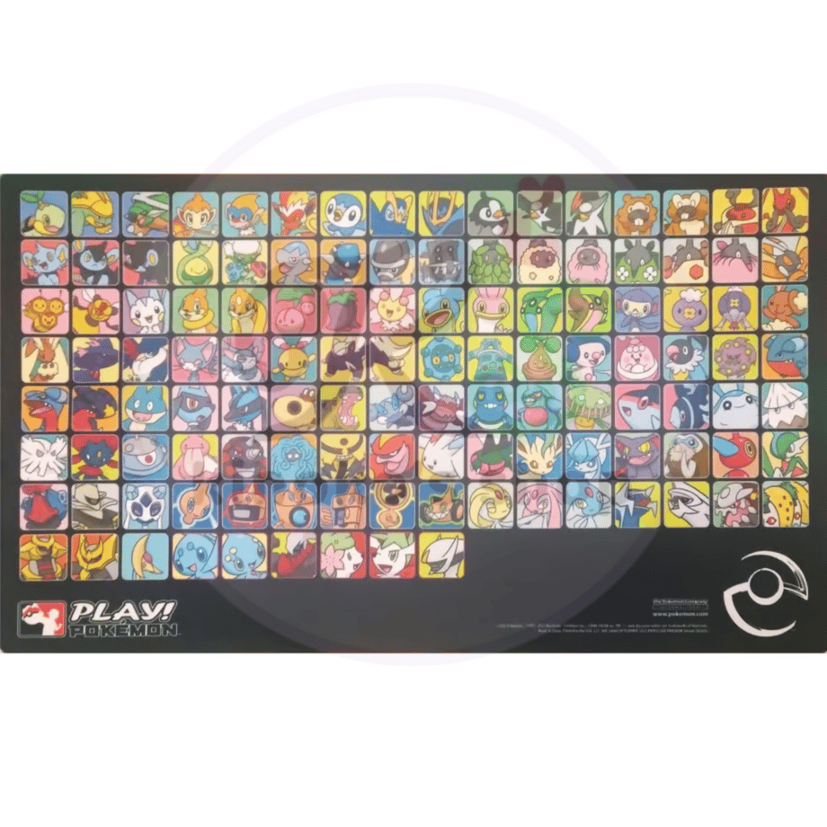 Pokemon Card 2022 Professor Program Sinnoh (Black) Playmat