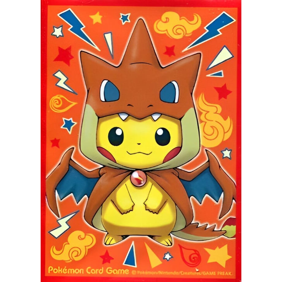 [Rose] Japanese edition BOX exclusive Pikachu wearing Mega Charizard Y poncho sleeve (2016)