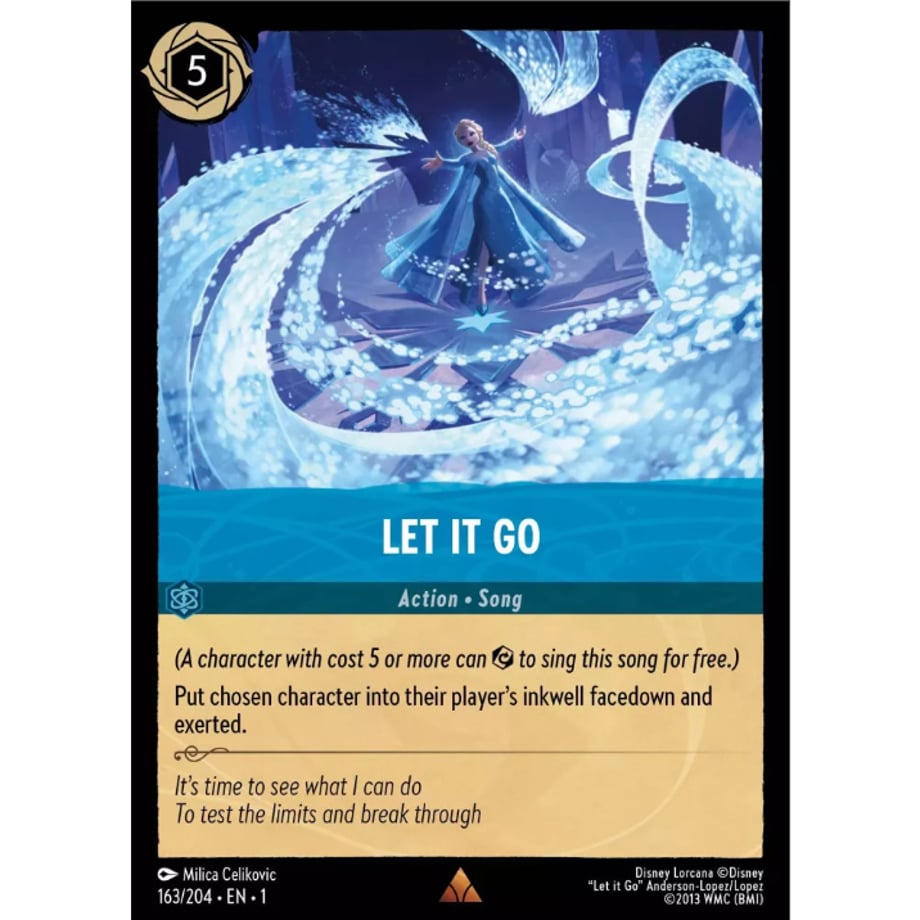 LORCANA レット・イット・ゴー【レア】 / Let It Go - 163/204-EN-1(Foil)