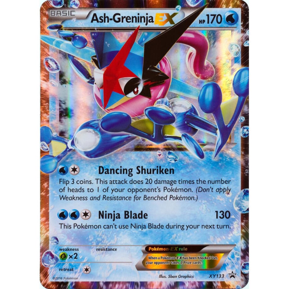 [Jumbo Card] Satoshi's Greninja GX XY133 [Extra Large Size (146mm x 203mm)]