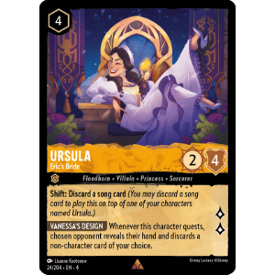 LORCANA Ursula [Rare] / Ursula (Eric's Bride) - 24/204-EN-4