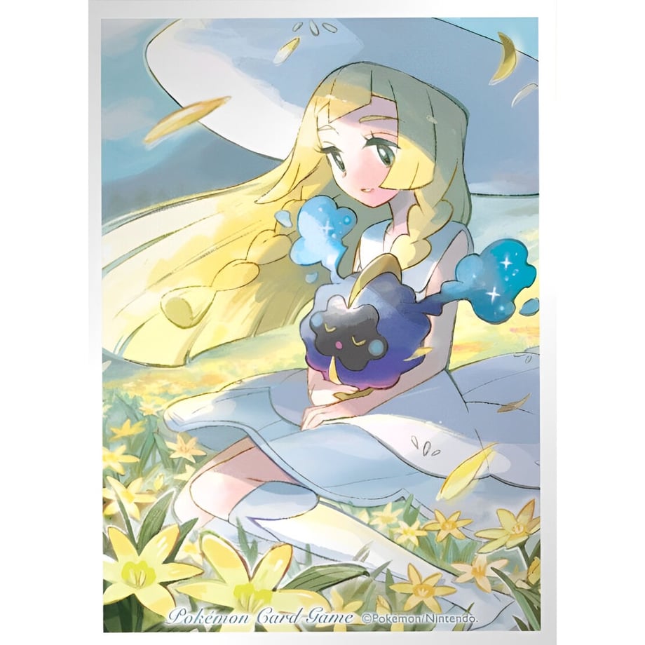 [Rose] Japanese version Pokemon Center exclusive Lillie &amp; Cosmog Premium Mat [Resale version] (2017)