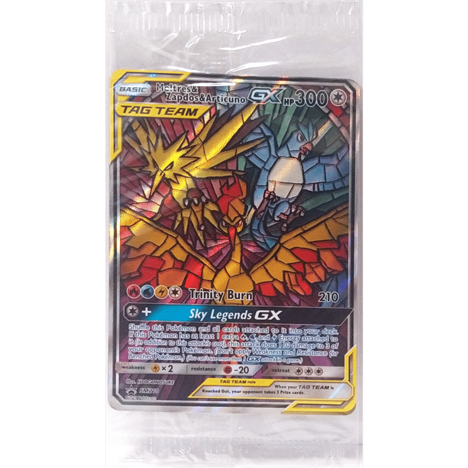 [Unopened Promo] Fire &amp; Thunder &amp; Freezer GX (SA) [SR] / Moltres &amp; Zapdos &amp; Articuno GX - SM Promos (SM210)