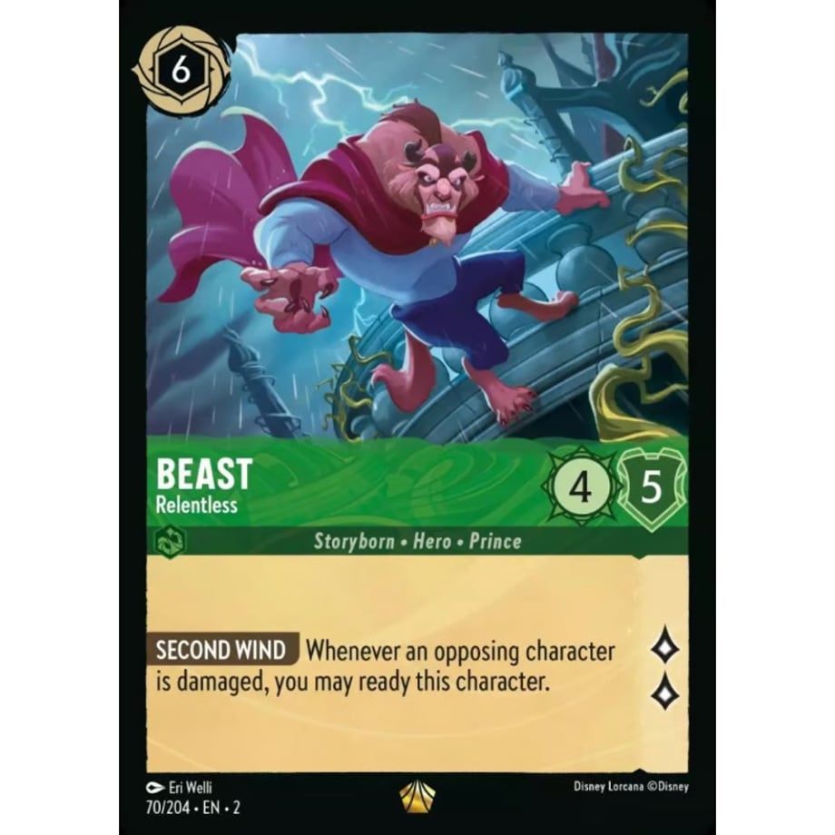 LORCANA Beast [Legendary] / Beast (Relentlessk) - 70/204-EN-2