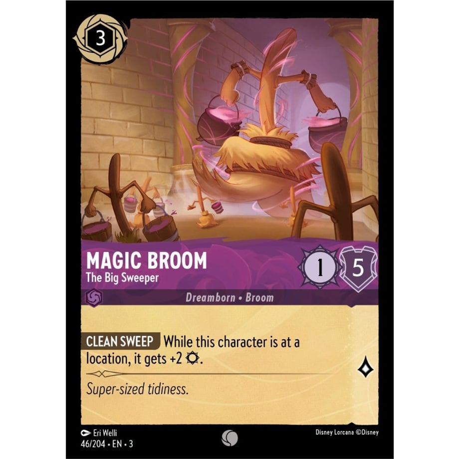 LORCANA Magic Broom (The Big Sweeper) - 46/204-EN-3