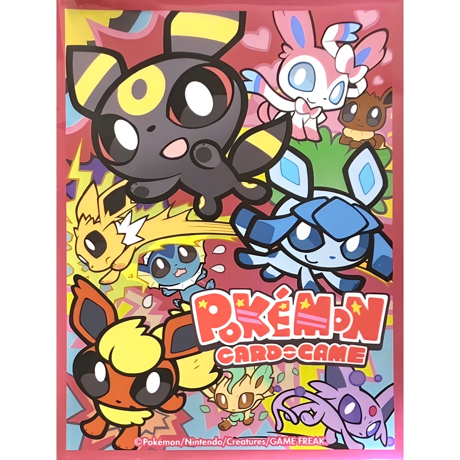 [Rose] Japanese Pokemon Center Exclusive Premium Gloss Umbreon and Glaceon Sleeve (2017)