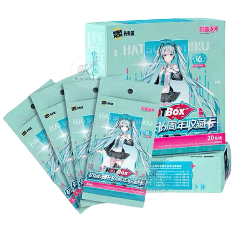 卡卡沃 kakawow HOTBOX 初音ミク 16周年記念コレクションカードBOX (1パック3枚入り20パック入り)