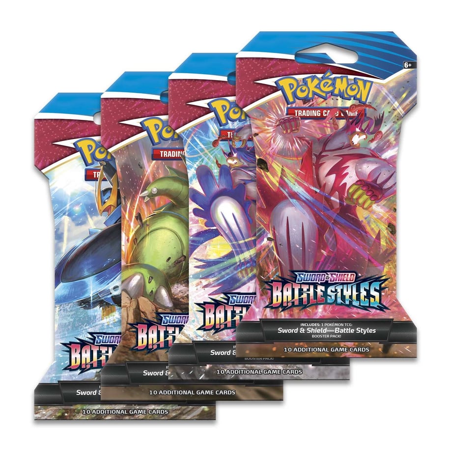 Pokemon Card Battle Styles Sleeved Booster Pack