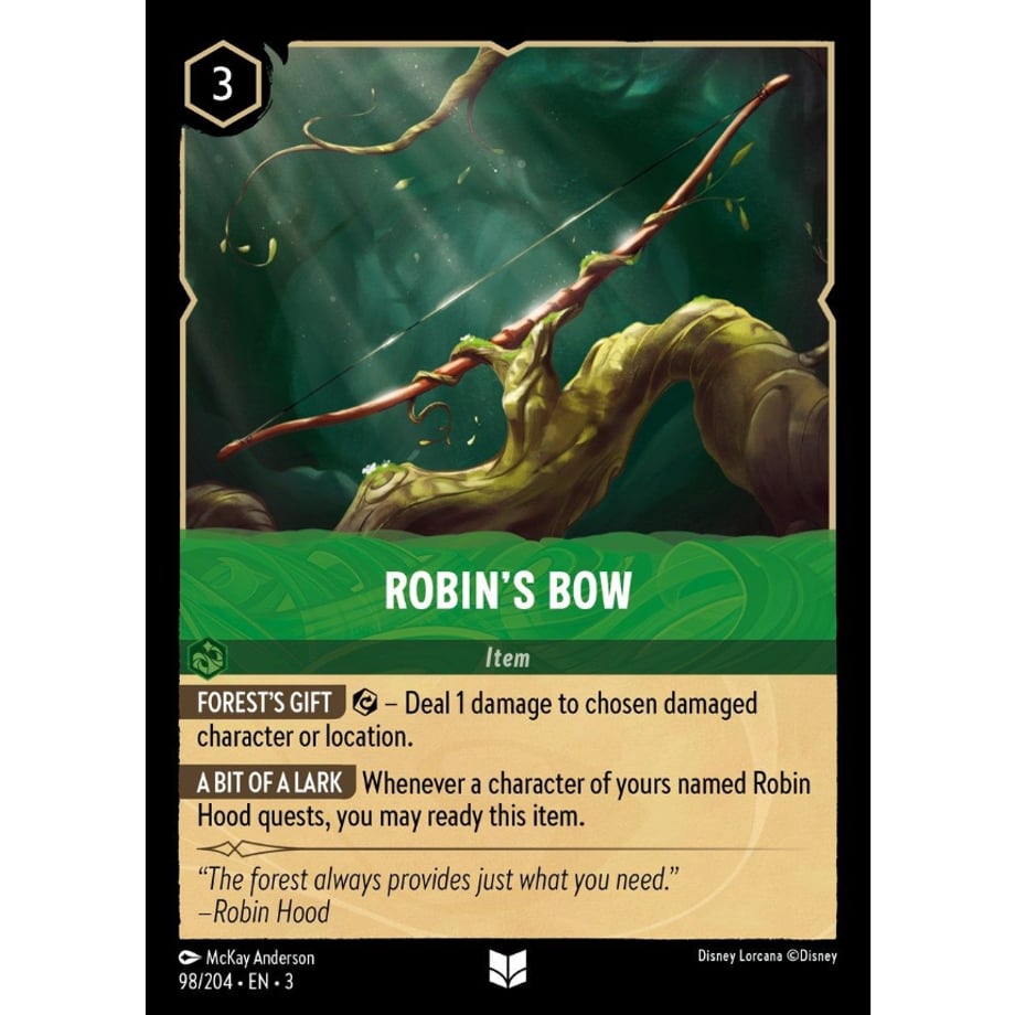 LORCANA Robin's Bow [Uncommon] / Robin's Bow - 98/204-EN-3