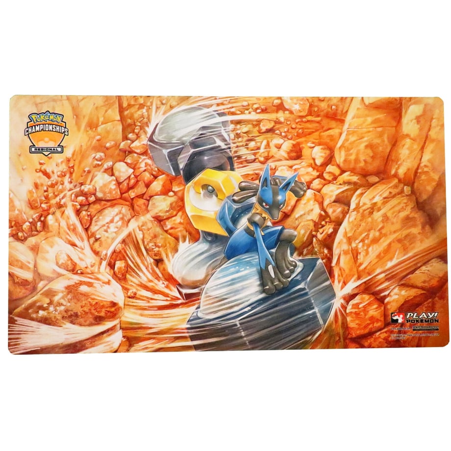 Pokemon Card 2019 Regional Championships Lucario &amp; Melmetal Playmat