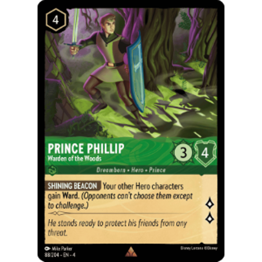 LORCANA Prince Phillip (Warden of the Woods) - 88/204-EN-4