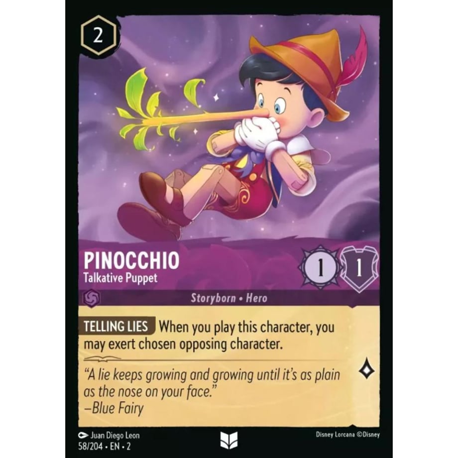 LORCANA Pinocchio (Talkative Puppet) - 58/204-EN-2