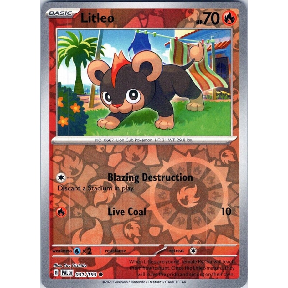 Shishiko [Rivahoro] / Litleo - Paldea Evolved(031/193)