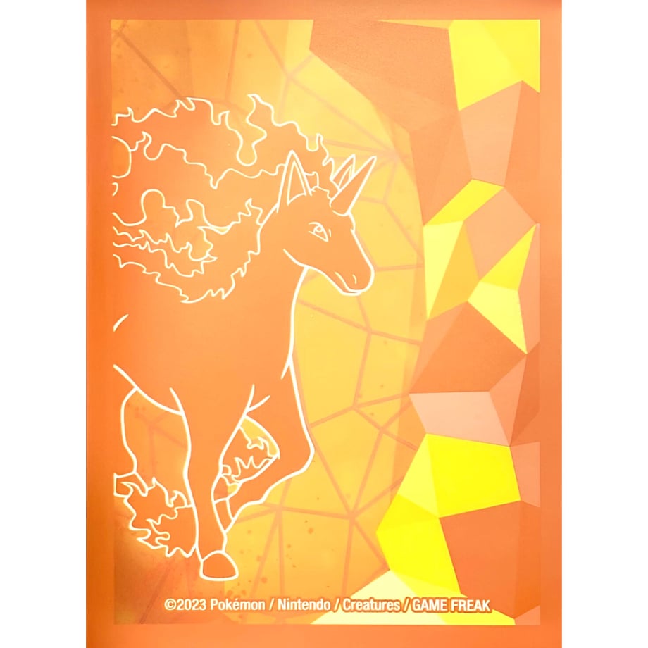 [Rose] Overseas Pokemon Center RAPIDASH™ FLAMES &amp; FAIRIES (Gallop) Sleeve (2023)