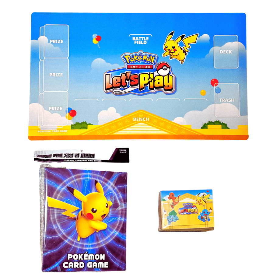 Korea Venue Exclusive Pokemon WCS Participants Exclusive Playmat, Album, and Deck Case Set