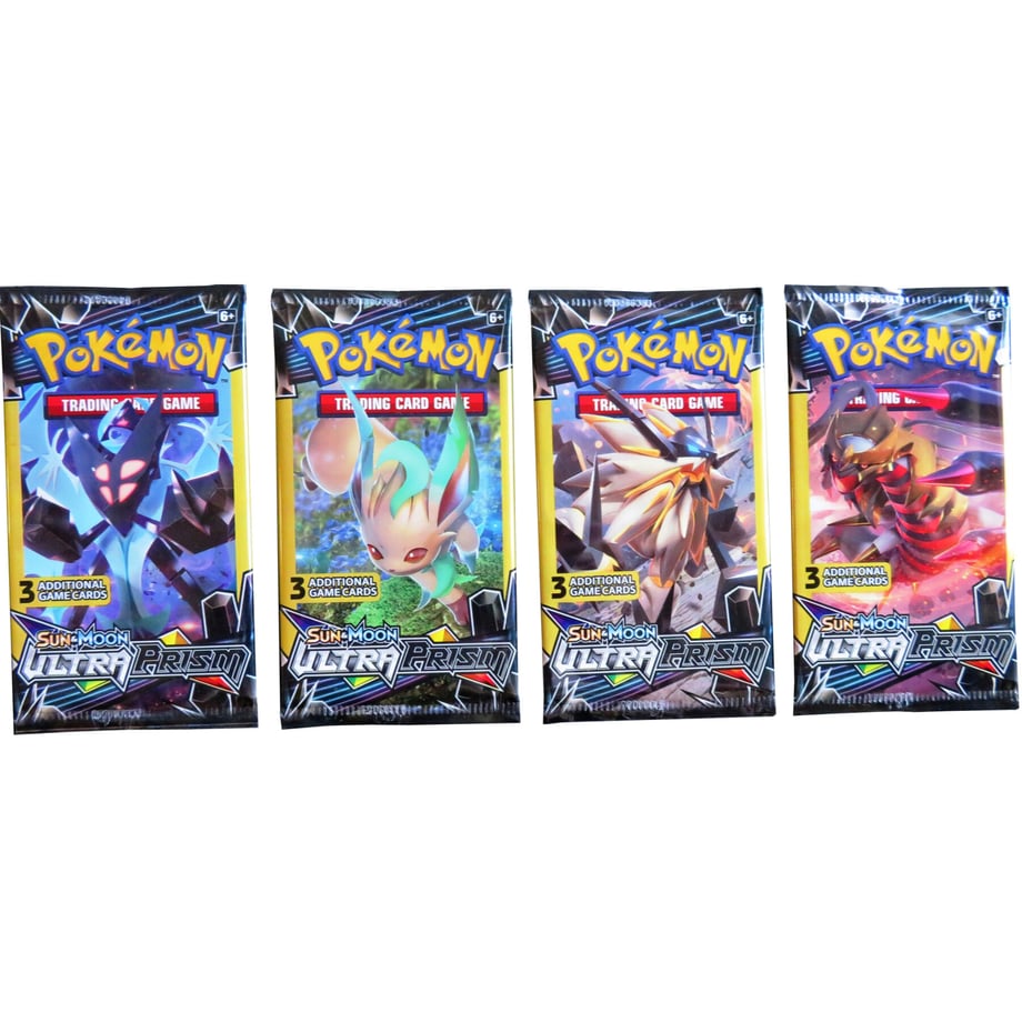 Pokemon Card Ultra Prism 3 Cards Pack